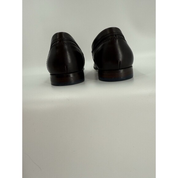 NWOT VINCE CAMUTO  Corwin Leather Horse-bit Dark Brown Loafers - Size 9M - - Picture 8 of 11